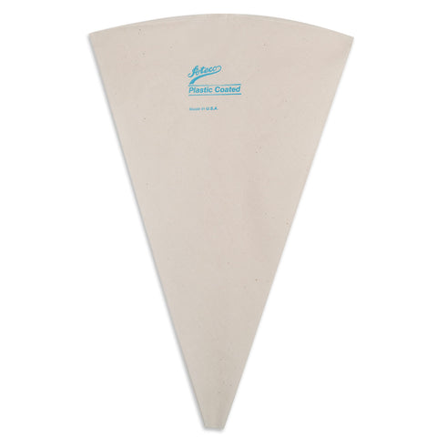 Ateco 21-inch plastic coated canvas bag front view for precise piping.