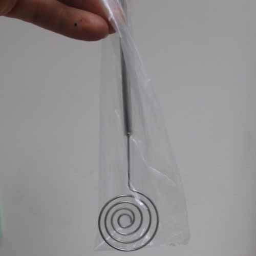 Ateco Spiral Dipping Tool large shows the adjustable bottom for a custom fit during dipping.