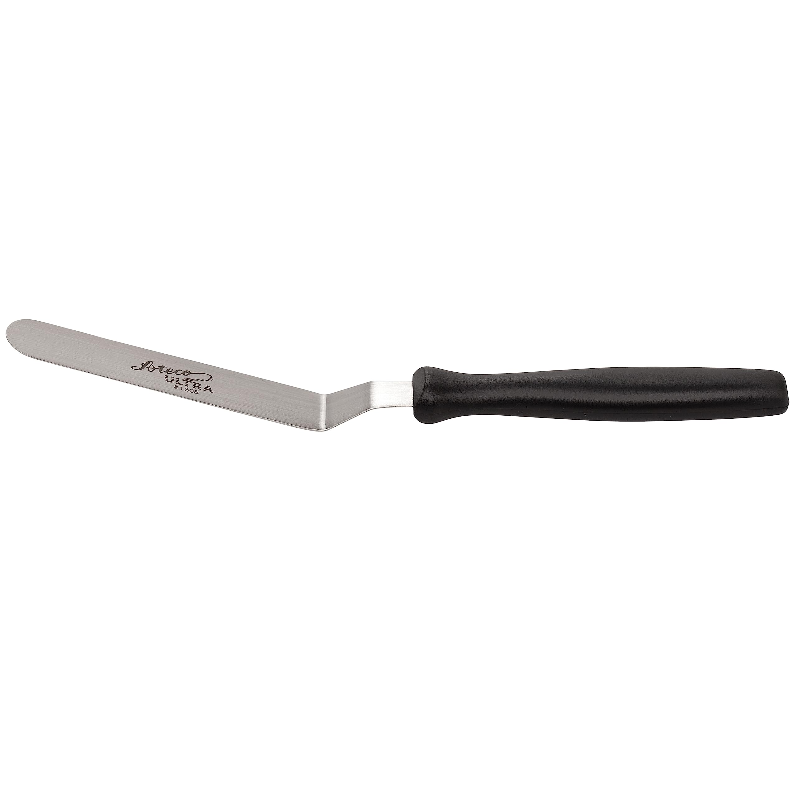 Ateco Ultra Offset Spatula polypropylene handle close-up for durable grip.
