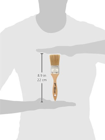 Ateco wood handle with hanging hole for easy storage and drying.