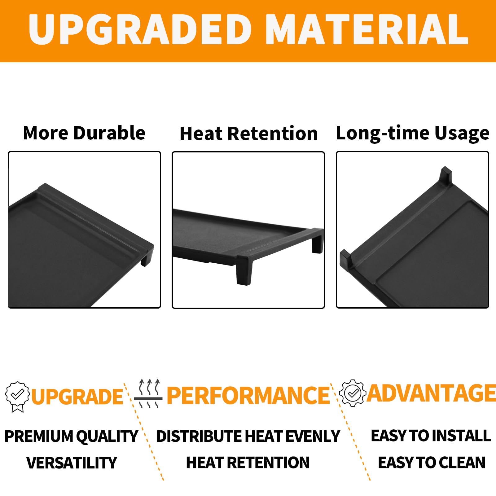 atgeStore wb31x24738 griddle large surface area ideal for multi-dish cooking