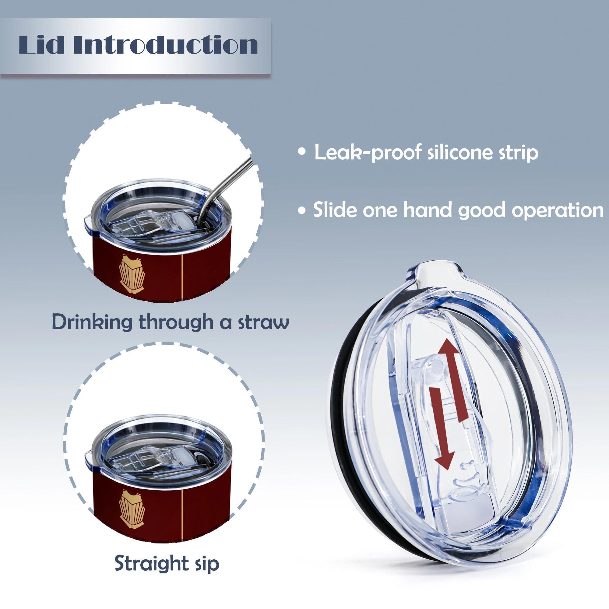 ATHAND 18/8 stainless steel insulated tumbler is durable and safe