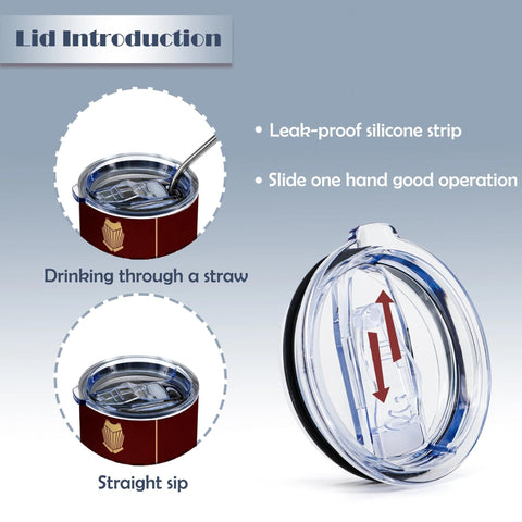 ATHAND 18/8 stainless steel insulated tumbler is durable and safe