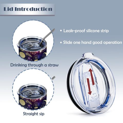 ATHAND Sliding lid prevents spills during commutes and travel.