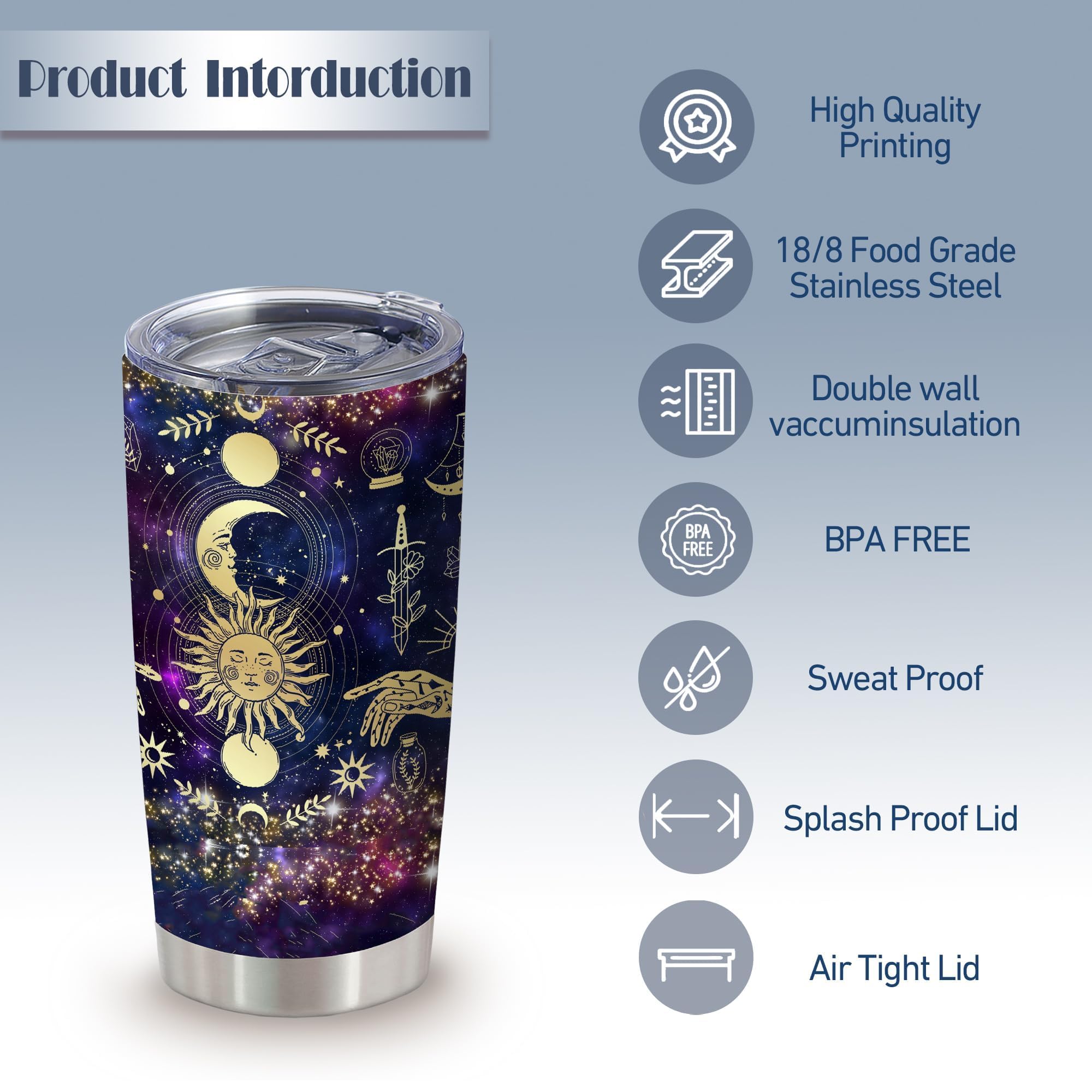 ATHAND Witch Travel Mug 20oz ideal for on the go Halloween vibes.