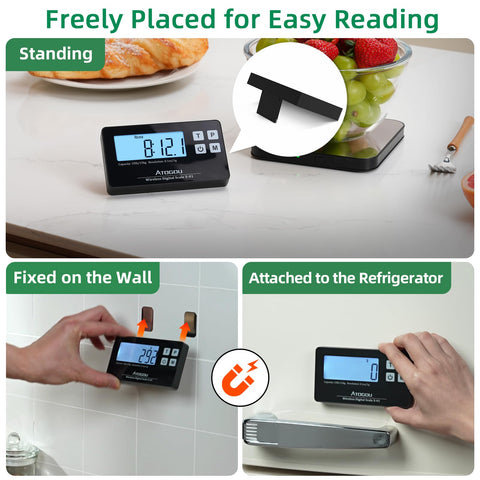 Atogou Food Scale backlit LCD for clear visibility in dim kitchens