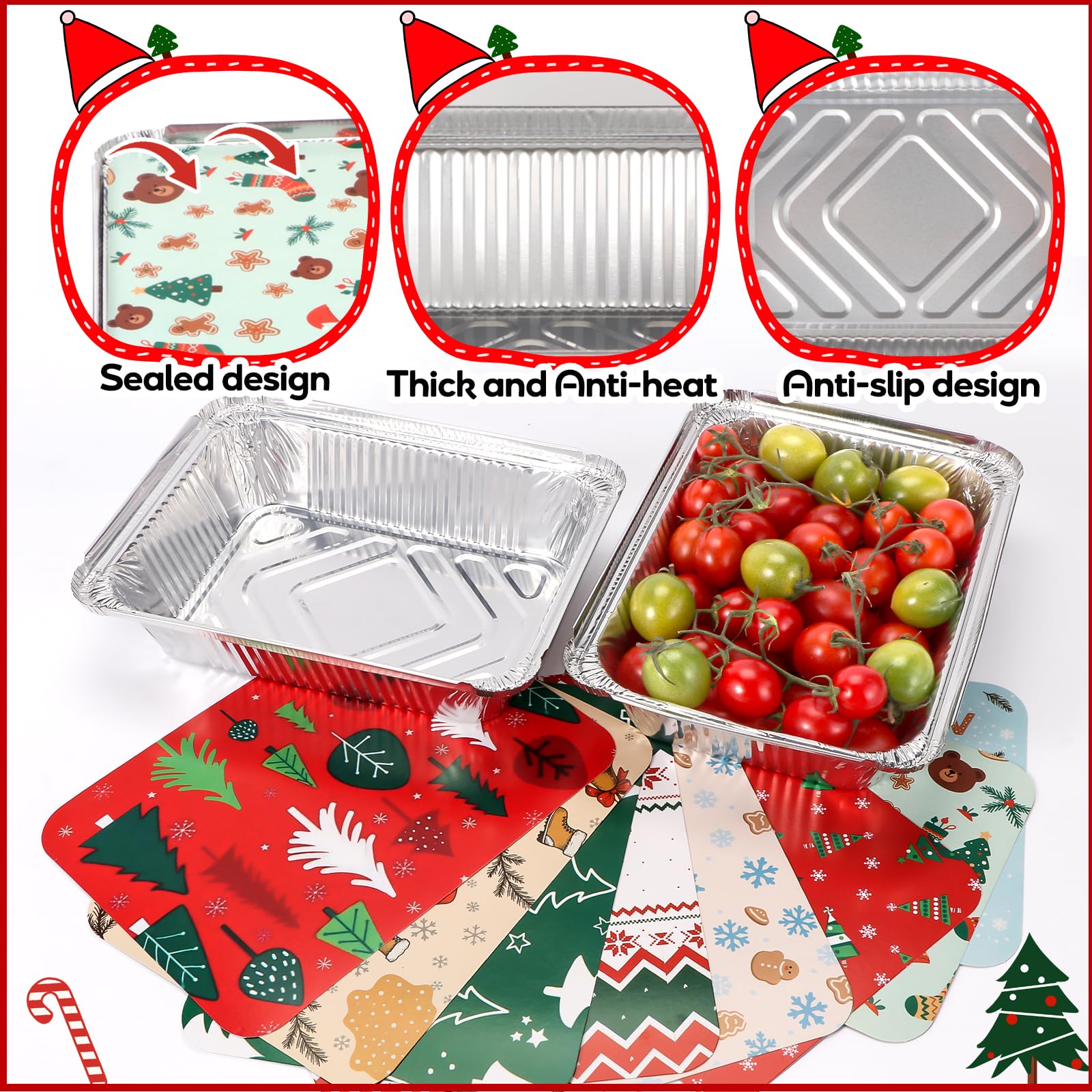 Atonofun snowflake tin container, adds festive appeal while sealing freshness.