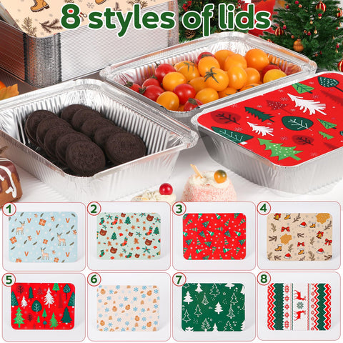 Atonofun Christmas tree tin container, perfect for party treats and leftovers.