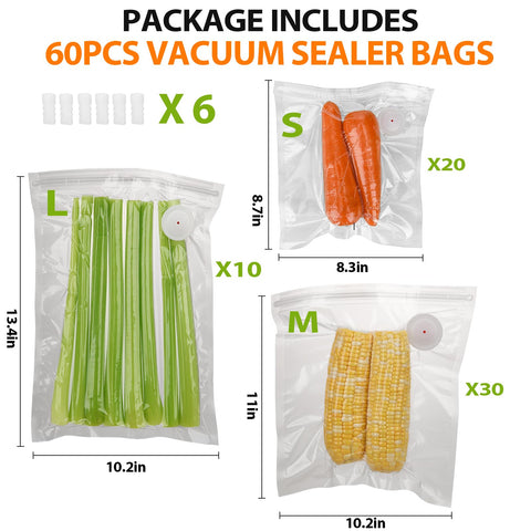 Close-up of Atosun bags showing a double zipper for secure sealing.