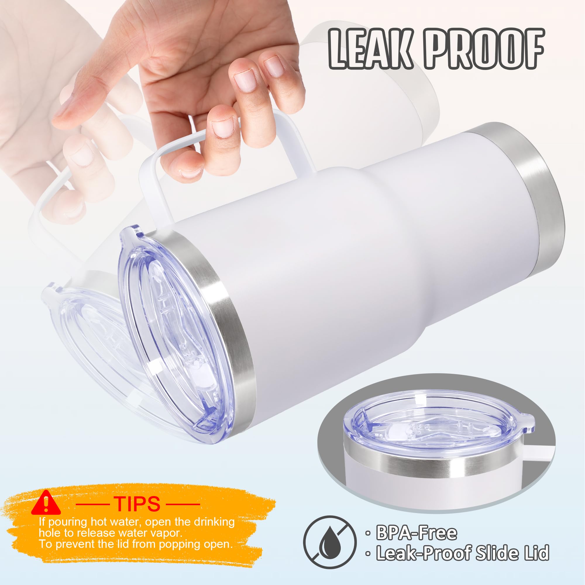 ATQTQ splash-resistant slide lid prevents spills