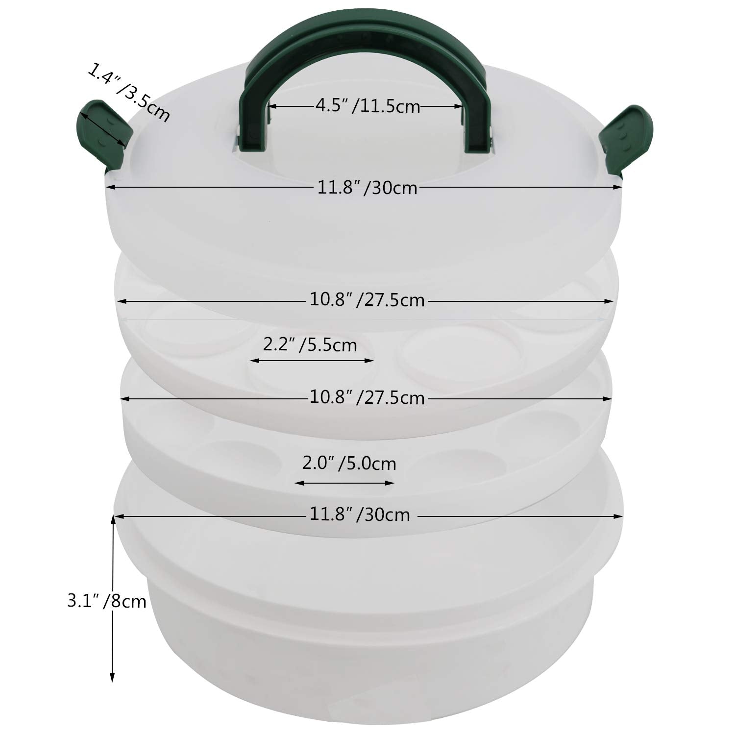 ATRDTO collapsible handles enable easy carrying at events.