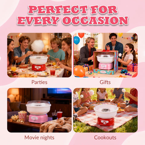ATSENT fire-safe design feature illustrated for safer family candy making at home.