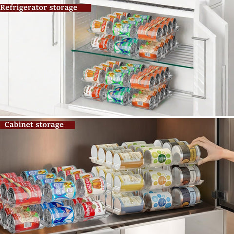 Attelite stackable design saves space in pantry and cabinet