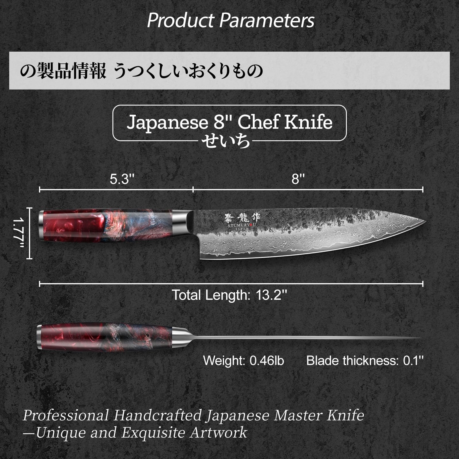 Atumuryou JPCK leather sheath protects for safe storage and transport