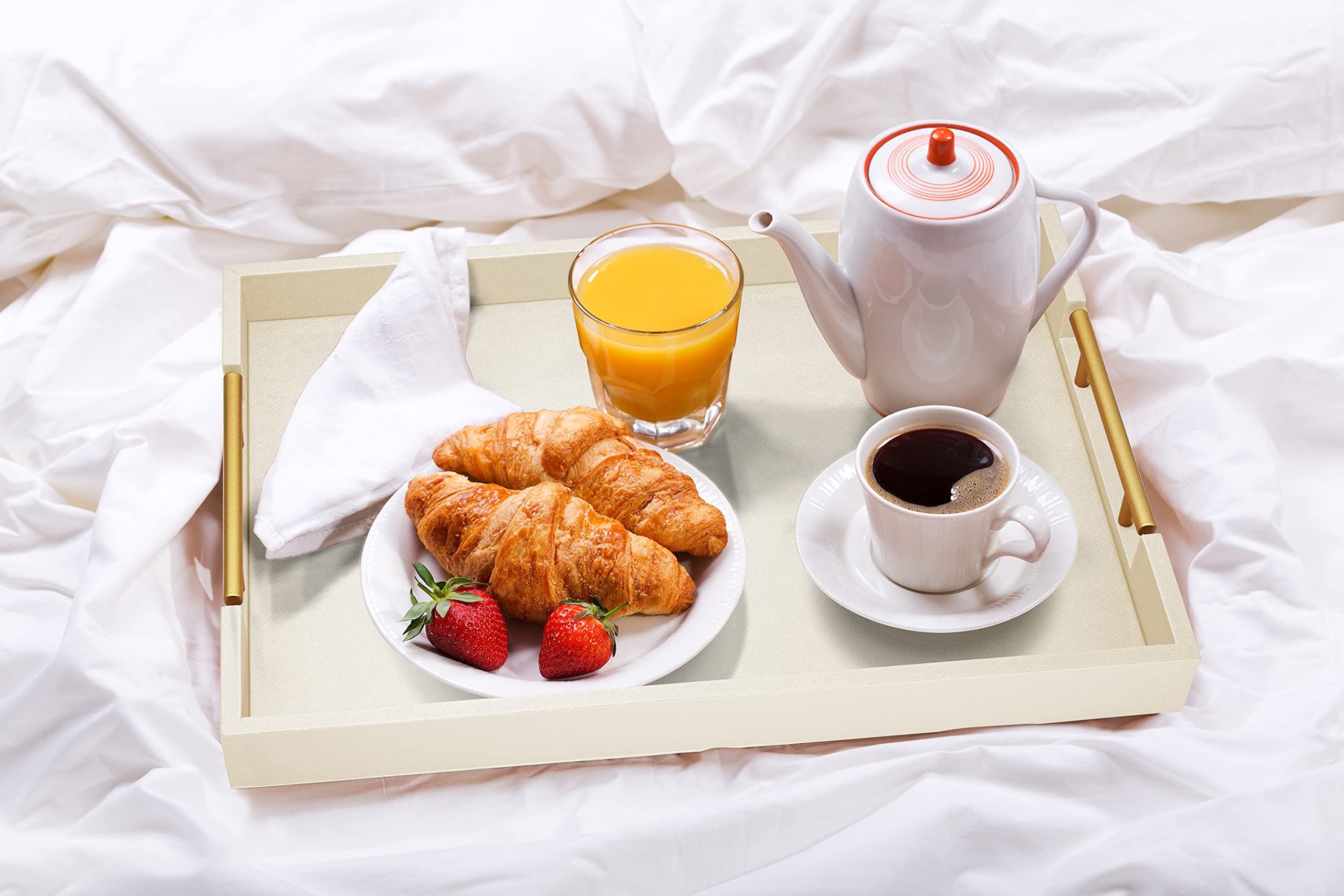 ATZYmolin spill-proof tray protects furniture with high-sided design.
