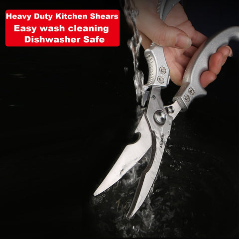 AUDAMI multipurpose kitchen shears suit cooking and garden tasks alike.