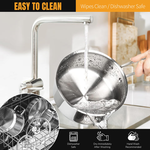 Aufranc polished exterior and robust build for everyday cooking and long-term use