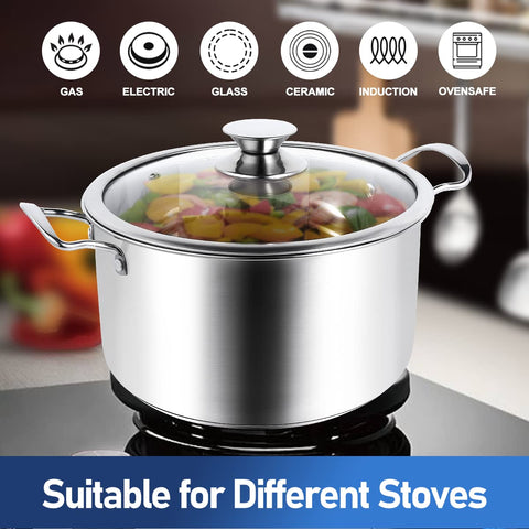 Aufranc dishwasher-safe, scratch-resistant pots and pans for easy cleaning