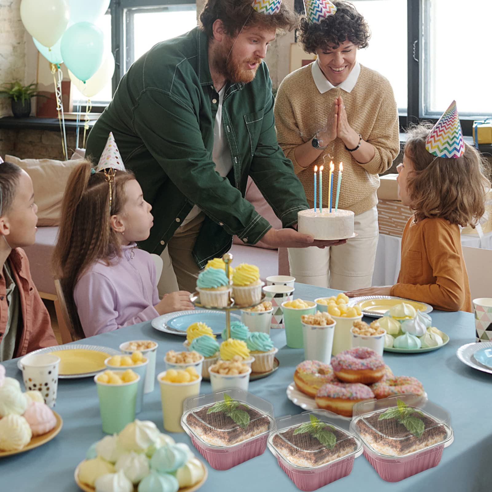 Augoog 150 ml portions ideal for cupcakes and mini cheesecakes.