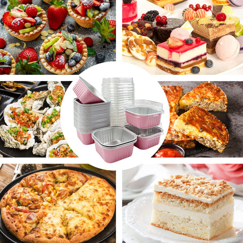 Augoog wedding, party, or picnic-friendly bakeware for mess-free servings.