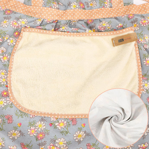 AUGSUN adjustable strap apron for a secure kitchen fit.