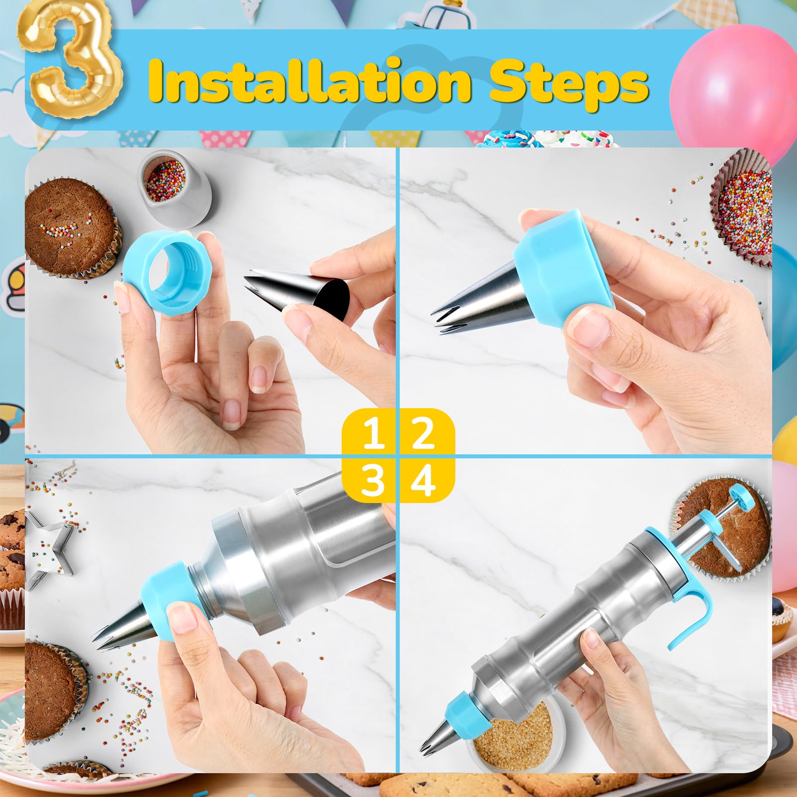 AUKOW silicone baking cups reusable and easy to clean