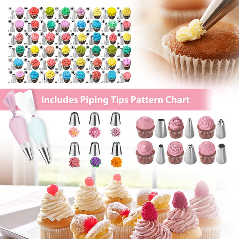 AUKOW pattern chart and baking book with decorating ideas.