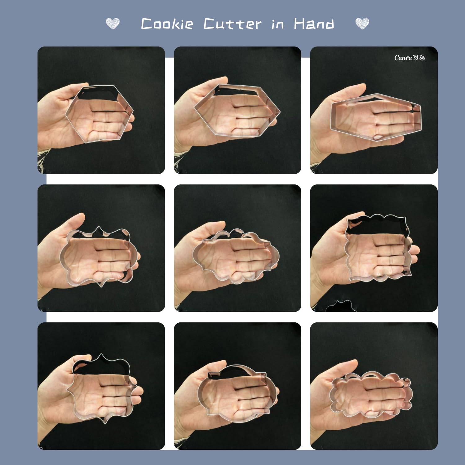 Auktosmn cutter with smooth rounded edges protects hands during cutting.