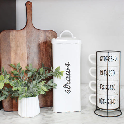 White farmhouse aesthetic complements modern and traditional kitchens alike.