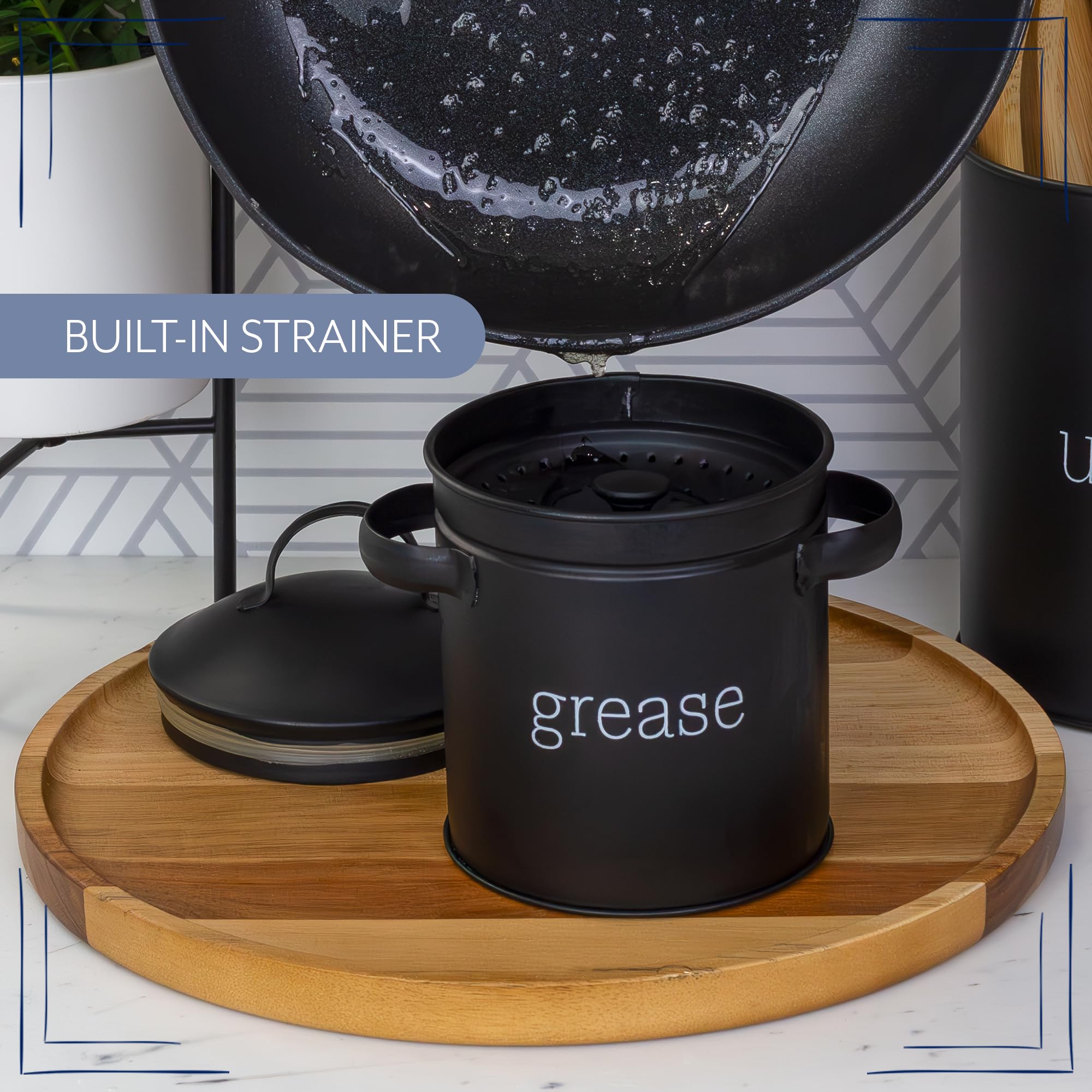 Great for storing coconut oil or drippings
