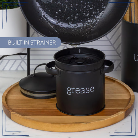 Great for storing coconut oil or drippings