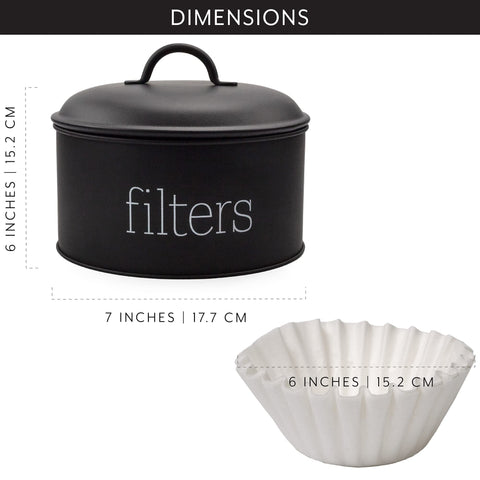 AuldHome Design on counter display for quick morning access to filters