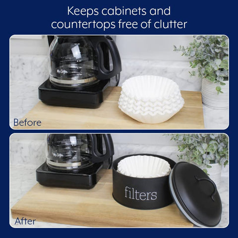 AuldHome Design on counter with filters shows convenient organization