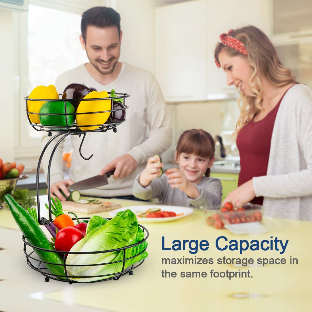 AULEDIO lower basket dimensions 8.8 by 2.7 inches shown on counter