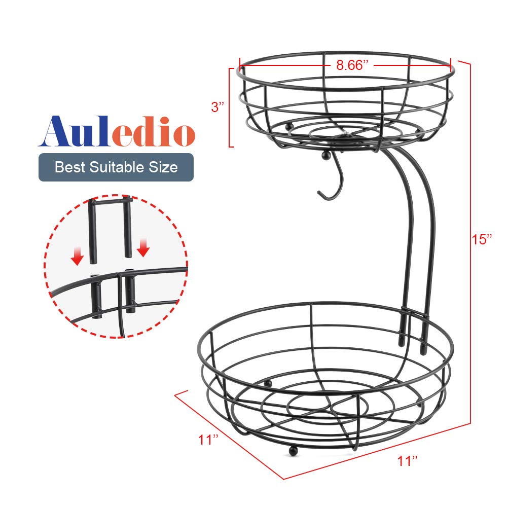 AULEDIO upper basket detail highlighted with 11 inch width