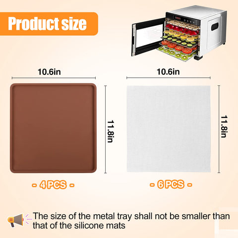 Aulock non-stick tray liner offers easy release and quick cleanup.
