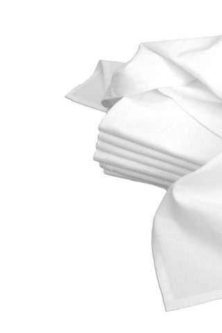 Aunt Martha's dish towels with hemmed edges built for durability in daily kitchen tasks.