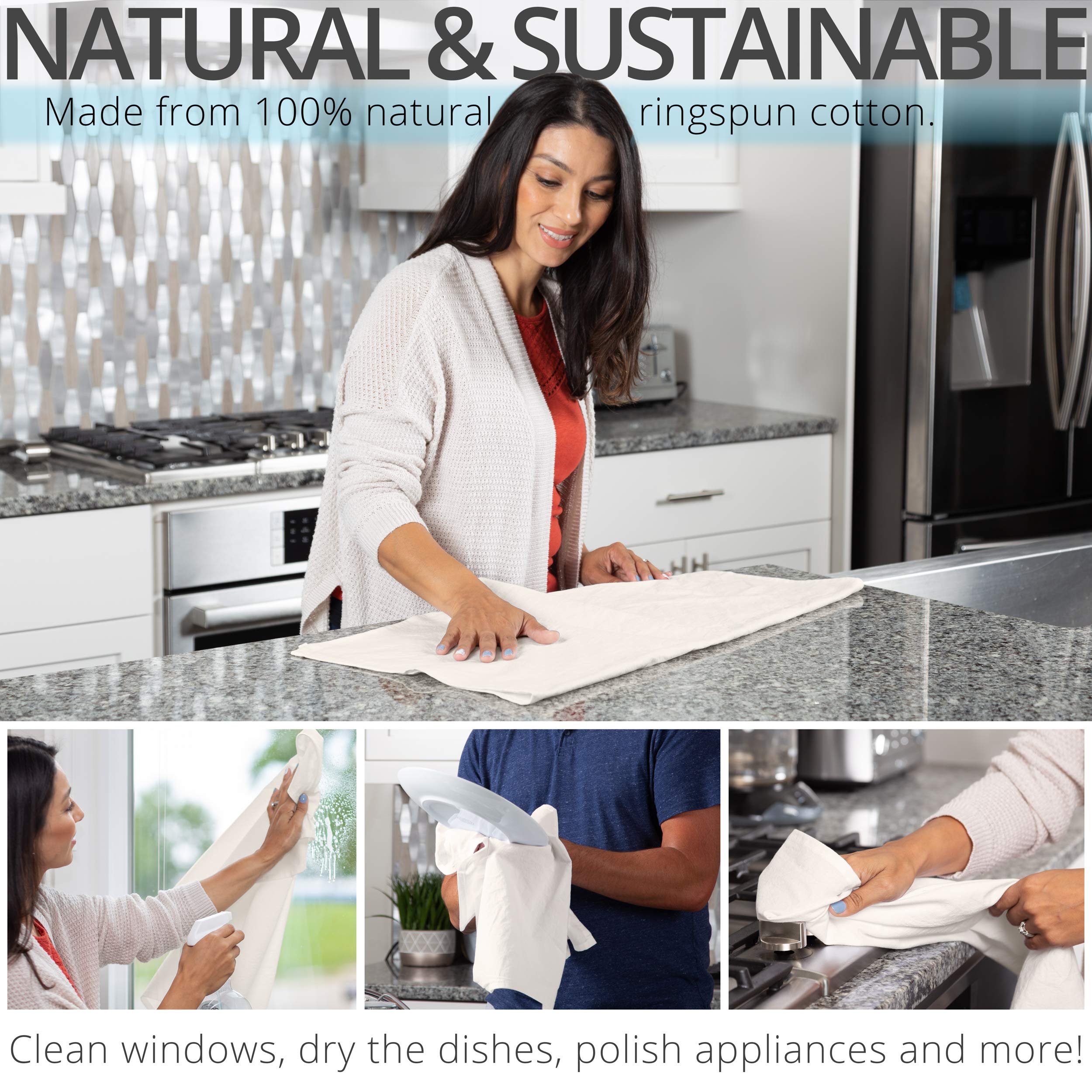 Aunti Em's Kitchen embroidery-friendly towel supports precise stitching