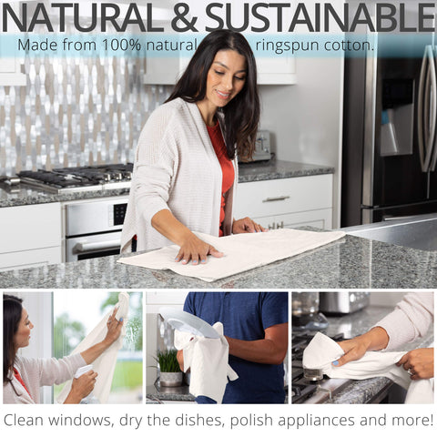 Aunti Em's Kitchen embroidery-friendly towel supports precise stitching