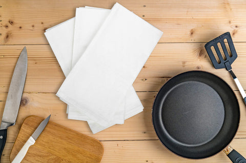 Aunti Em's Kitchen flour sack towel natural cotton supports sustainable kitchen choices