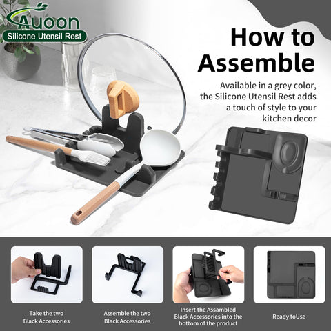 AUOON spoon rest fits modern kitchens and makes a thoughtful gift idea