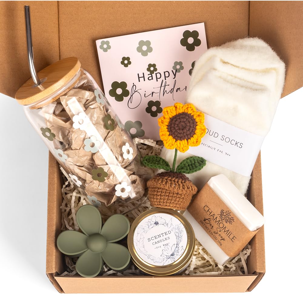 AUOVKOCA birthday gift basket for women, a ready-to-gift celebration box for milestones.