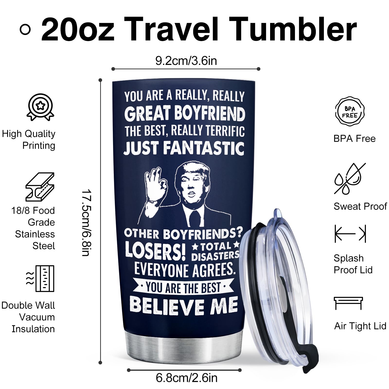 Aurahouse boyfriend tumbler gift-ready, perfect for celebrations and spontaneous treats.