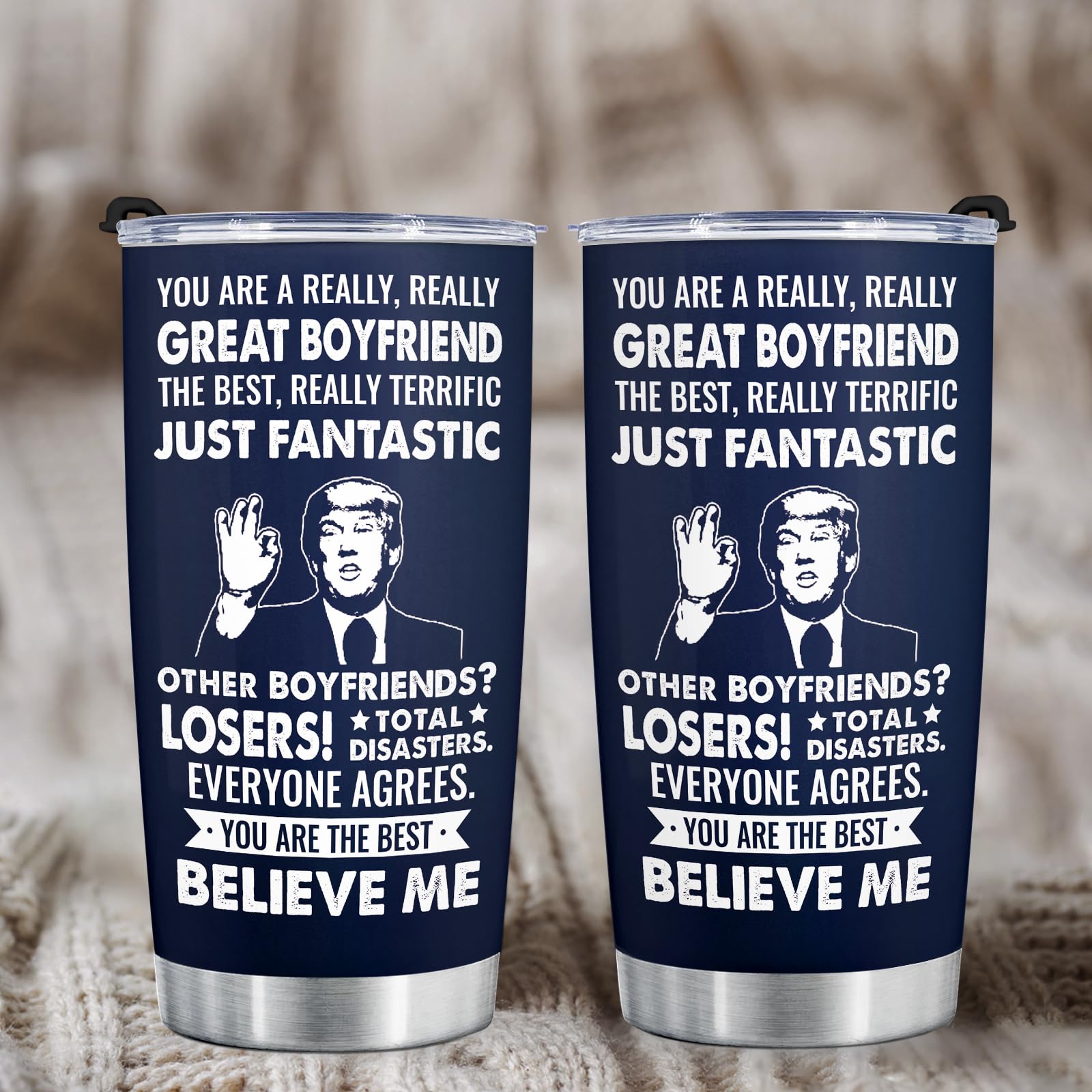 Aurahouse boyfriend tumbler showcasing iced beverage use and temperature retention.