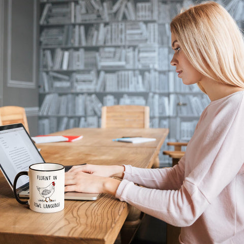 Aurahouse Office desk mug adds whimsy to desk coffee breaks.