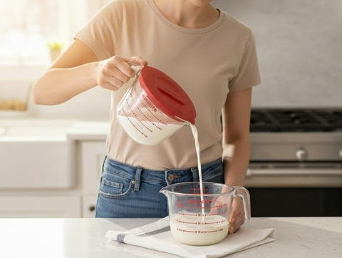 Auralite 8-Cup cup features a pour spout to reduce drips.