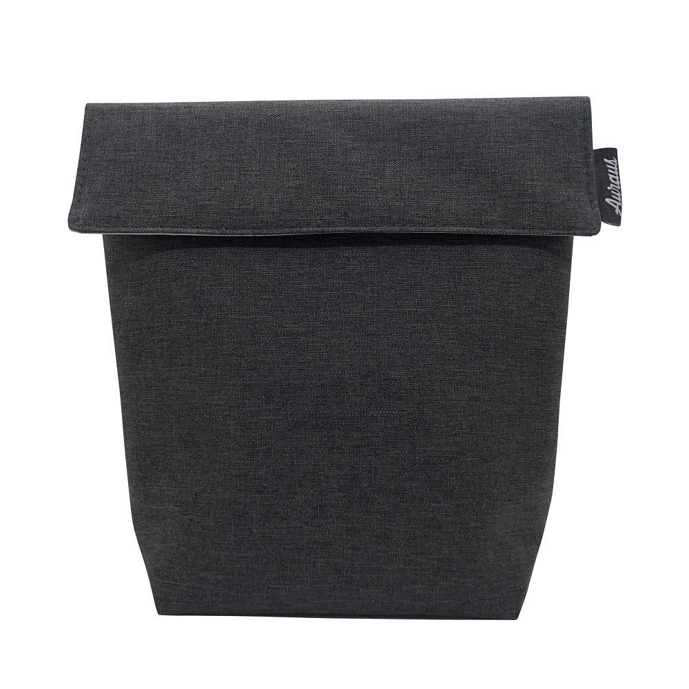 AURAUS insulated snack bag, open front view, ideal for packing sandwiches.