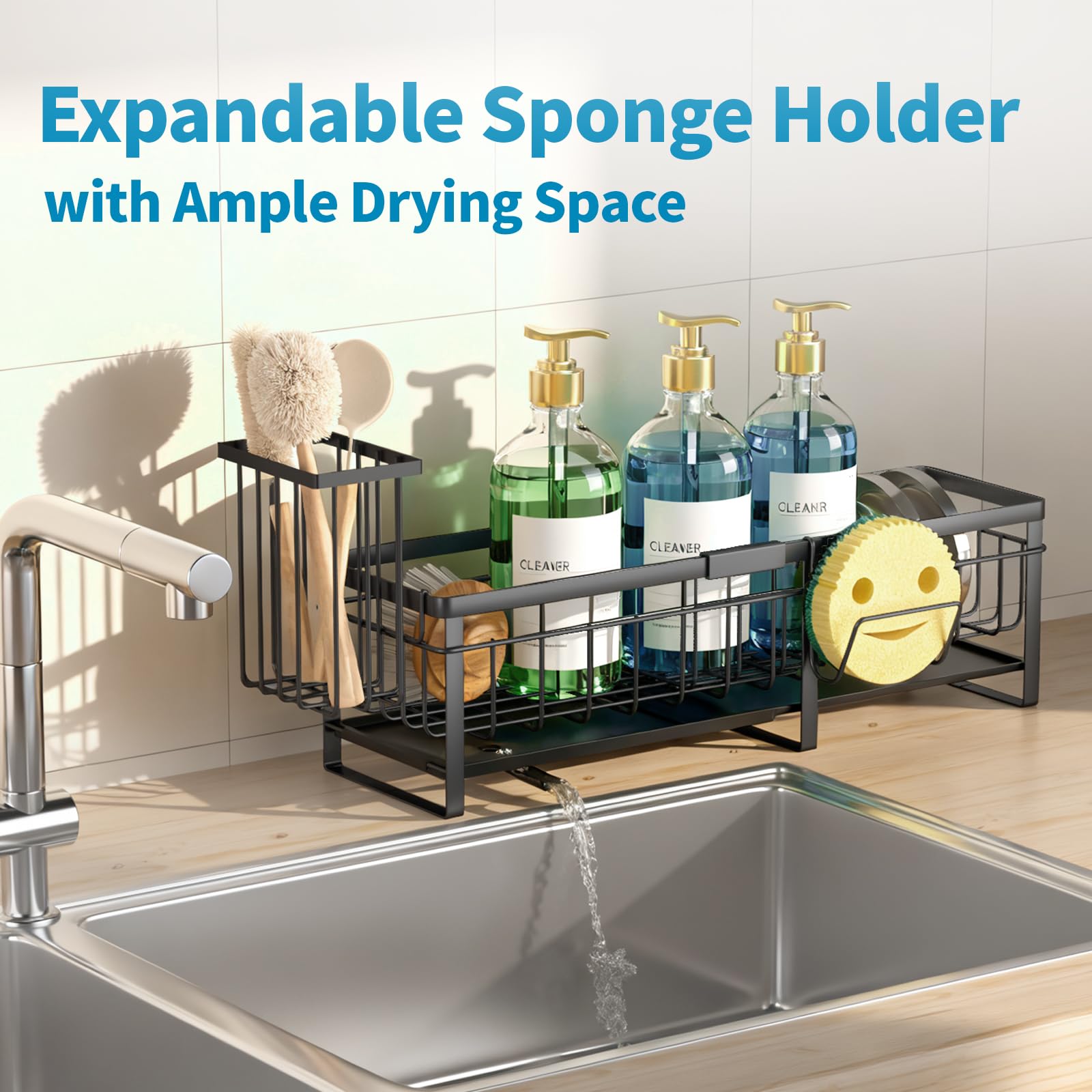 Aurblozen detachable brush holder offers flexible placement