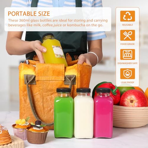 AuroTrends leakproof screw lid keeps beverages secure