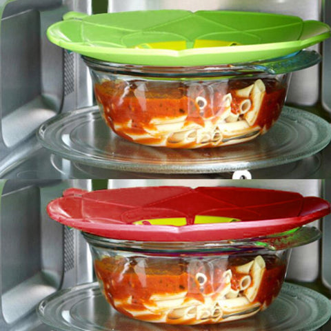 AUSINCERE Spill Stopper Lid shown as dishwasher-safe for cleaning